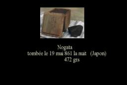 NOGATA  La plus ancienne mtorite recueillie tombe en 861 japon  .JPG